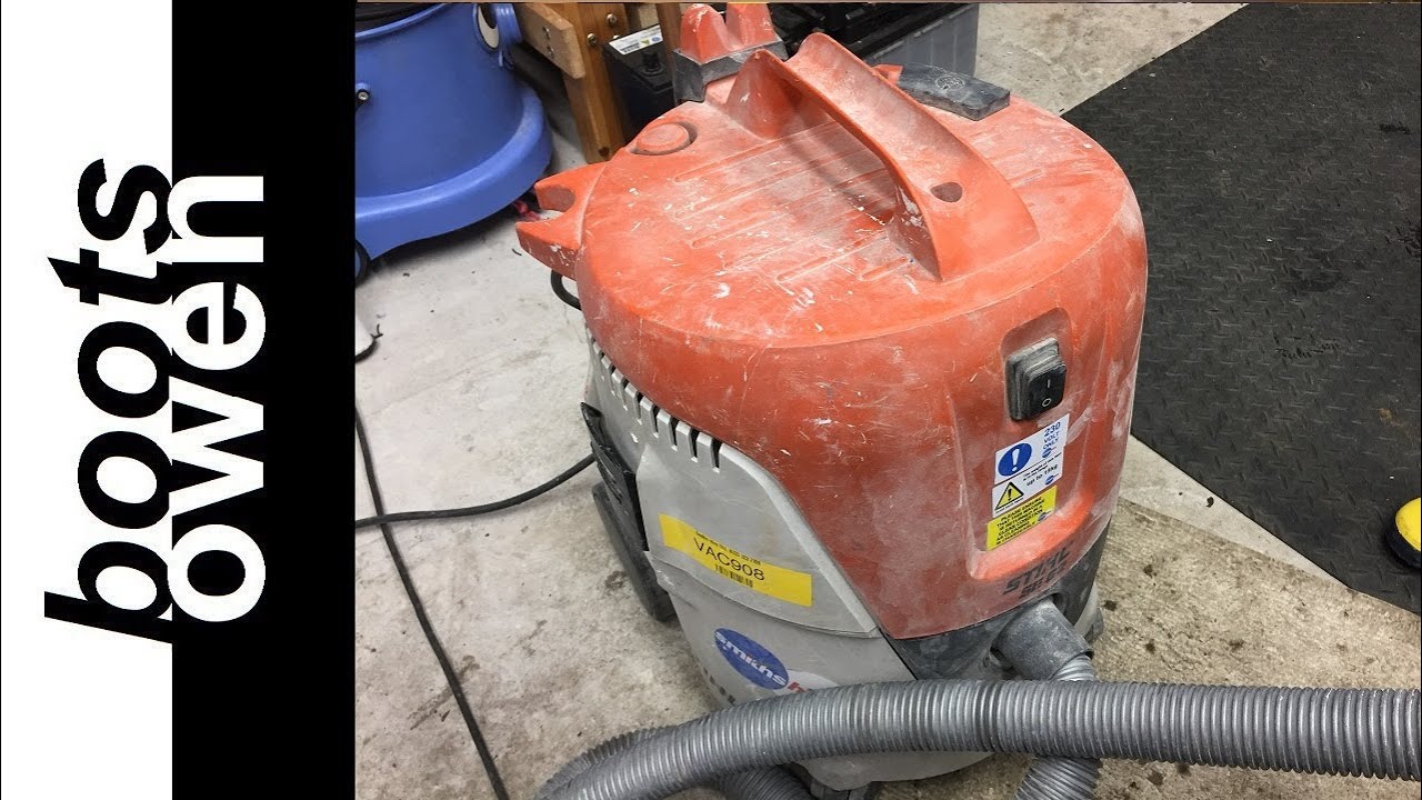 Stihl SE62 shop vac: You'll never fix this one! Worst working motor I have ever seen! Sparky!
