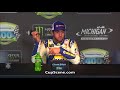 NASCAR at Michigan International Speedway, August 2018: Chase Elliott pre-race