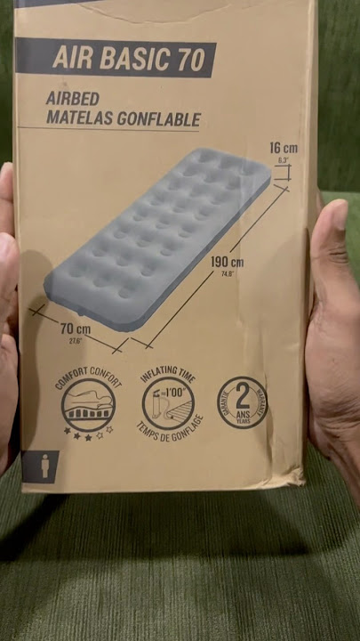 QUECHUA Camping Air Basic Mattress 70cm - 1 person