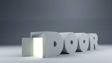 Blender Tutorial: Door Typography V2