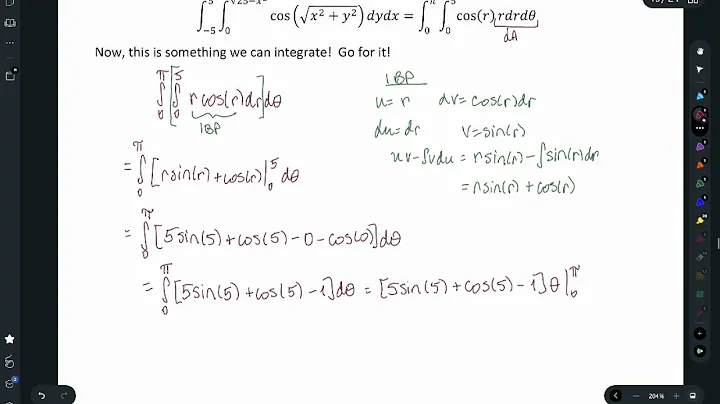 Section 15.3 Double Integrals in Polar Coordinates part 1