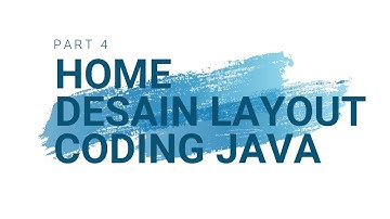 Android Studio Tutorial Aplikasi Rental Mobil || Part 4 Home
