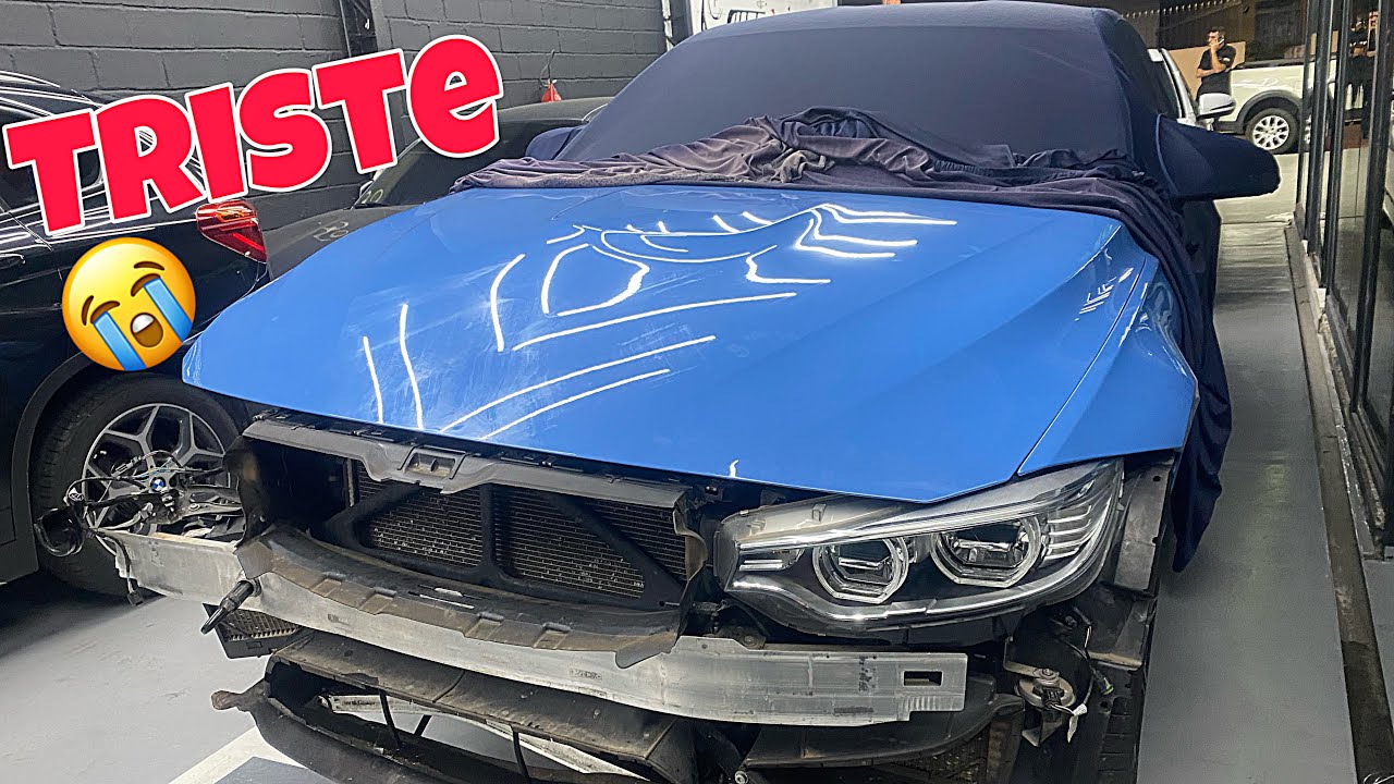 BATI A BMW M3 E LEVEI PRA OFICINA PRA FAZER O ORÇAMENTO