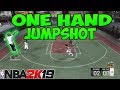 Best One Hand Jumpshot NBA 2K19 7'3 Stretch! Never Miss!! All GREENS FROM ANYWHERE!!!