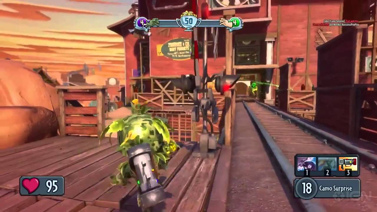 Plants vs Zombies Garden Warfare PC Trailer - YouTube