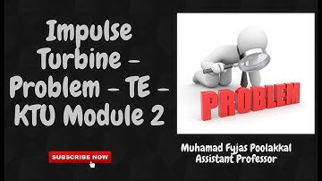 Impulse turbine problem - velocity triangle |ThermalEngineering|KTU Module 2 - Part 1