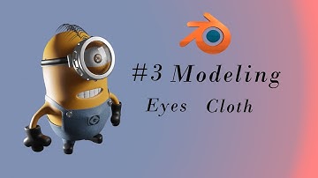 How to model minion 3D character tutorial on blender 2.9.1 - Part 3