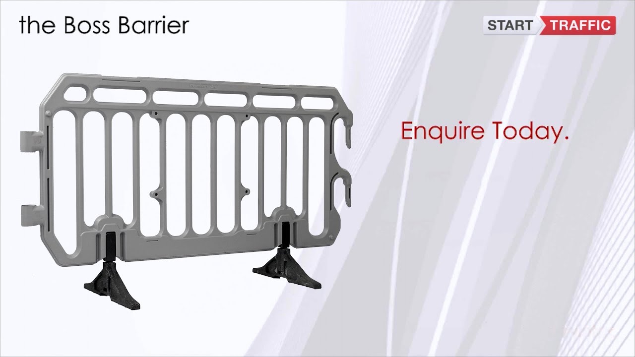 The Boss Barrier Crowd Control Barrier from Melba Swintex