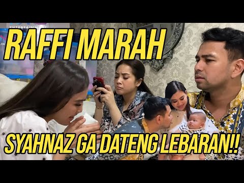 SYAHNAZ SUNGKEM MINTA MAAF KE A’ RAFFI, MASIH KESEL A’ RAFFI GA MAU DI CIUM ADIK SENDIRI!!