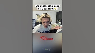 xQc crashing out at video game companies 😭
