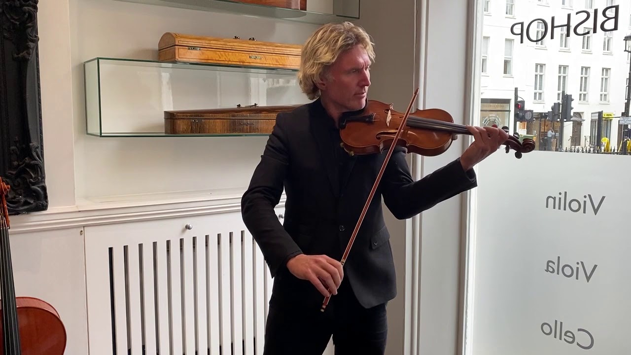 Cesare Magrini Violin Demonstration 1986| Bishop Instruments and Bows