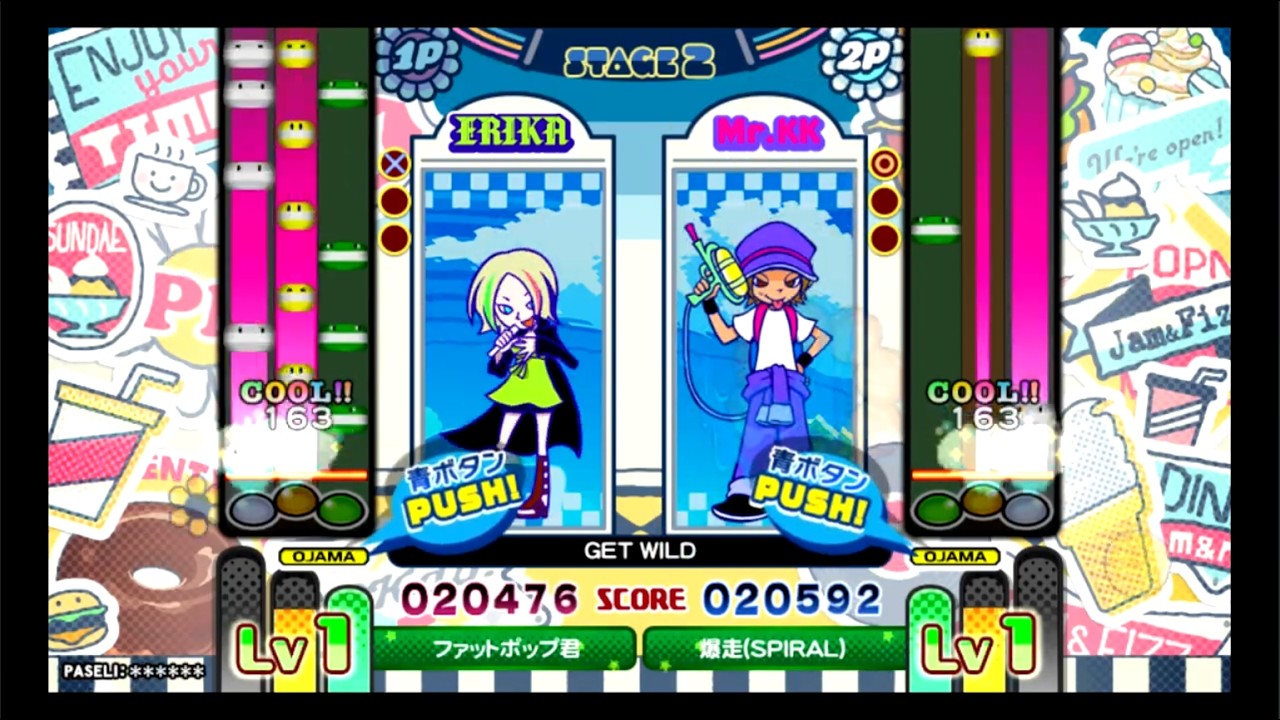 ポップンミュージック] バトルモードを普通にプレーその1 [pop'n music