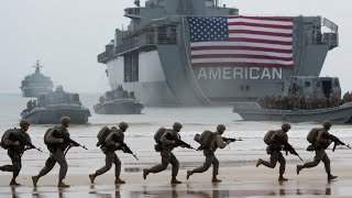 Philipines Shocked! Military Deployment US Marines  Amphibious Beach Landings with LCAC Hovercraft