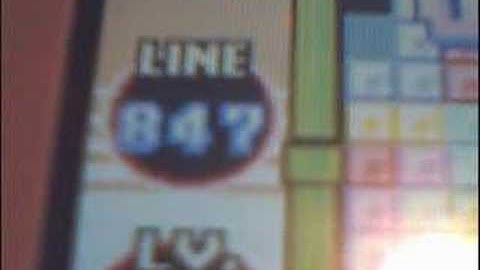 Decent Video Games Skills 12 - Tetris DS Patience test