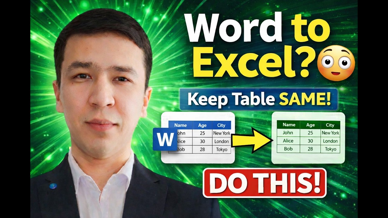 Don’t break your table in Excel 😳 #excel #productivity - YouTube