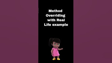 Method overriding in animate way #polymorphism #shorts