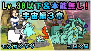 宇宙編 ３章 モスカンダグ コロン星 Lv 30以下 本能無し にゃんこ大戦争 Youtube