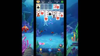Spielen Sie das klassische Solitaire-Kartenspiel mit niedlichen Fischen! 🐋 screenshot 5
