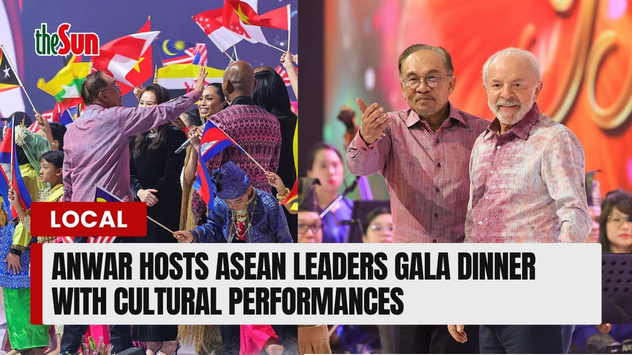 Anwar hosts ASEAN leaders gala dinner with cultural performances - YouTube