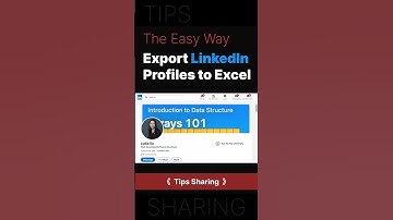 Export LinkedIn Profiles to Excel Fast – No Code Needed! #linkedinmarketing #linkedinscraper