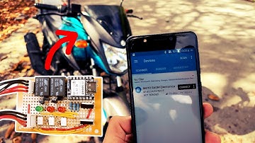 Como encender Motocicleta con el Teléfono celular - Sin llaves a Distancia - CASERO 📲⚠️