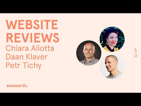 ? Live Jury Website Reviews | Chiara Aliotta, Daan Klaver & Petr Tichy