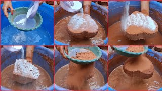 Gritty Red Sand Multi Blocks Very Soft And Crispy Water Crumbling 💦💦 screenshot 2