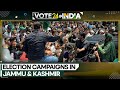 India General Elections 2024: Election campaign rallies sweep Kashmir`s former no-go zones | WION