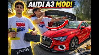 Match Highlights Modding My Girlfriend's 2022 Audi A3!! (Front Lip Install)
