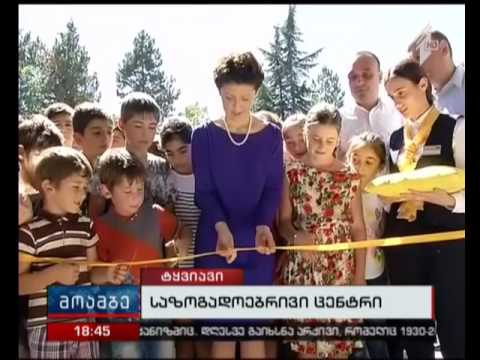 წულუკიანმა ტყვიავში საზოგადოებრივი ცენტრი გახსნა