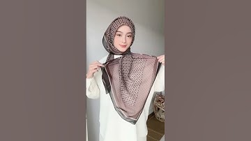 Thumbnail of Cara pakai hijab segi empat simple cantik dan kekinian 2025 #tutorialhijabmudah #hijab