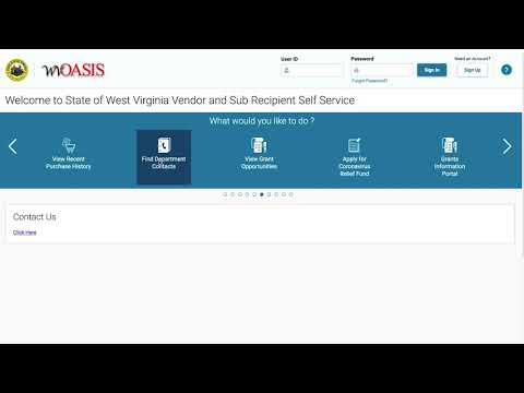 WVOasis unveils Vendor Self Service 4.0 - Part 1