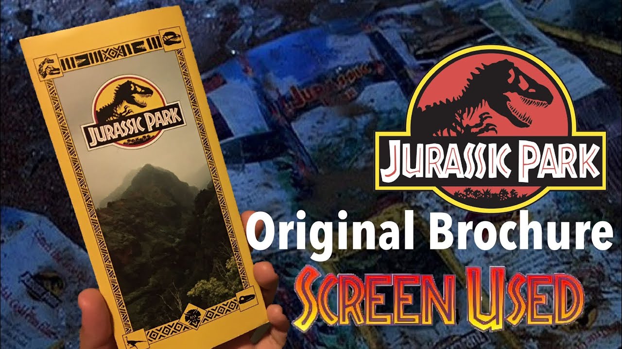 Jurassic Park Original Brochure
