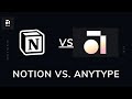 Notion vs  anytype