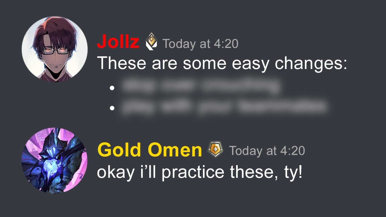Quick and Easy adjustments to climb from Gold! (RADIANT COACHING)