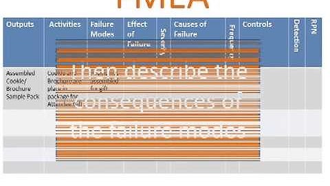 Lean Six Sigma Failure Modes and Effects Analysis FMEA