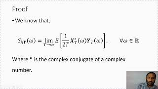 Relation between Cross-PSD and Cross- correlation function 