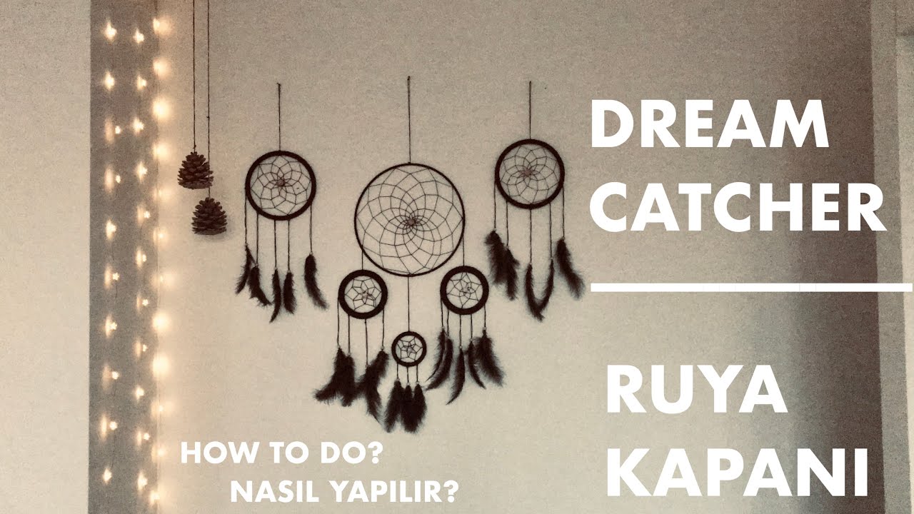 DIY I DREAM CATCHER I RÜYA KAPANI/KOVUCU NASIL YAPILIR I HOW TO DO I