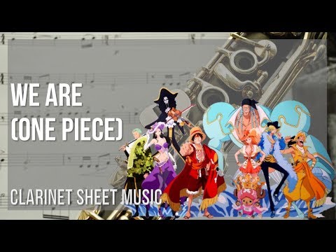 Clarinet Sheet Music How To Play We Are One Piece By Hiroshi Kitadani Youtube