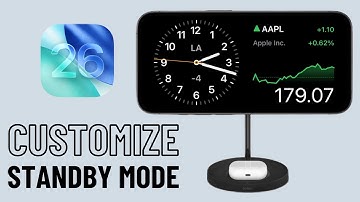 How to Customize StandBy Mode Clock Style on iPhone (iOS 26)