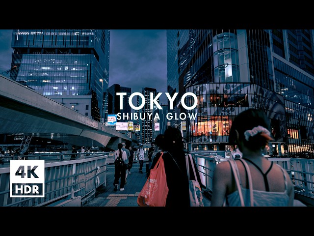 Shibuya Station at Dusk – Walking into Tokyo's Heart | 4K HDR