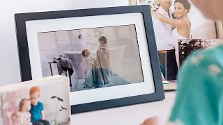 Skylight Frame: 10 inch WiFi Digital Picture Frame, Email Photos from Anywhere, Touch Screen Display