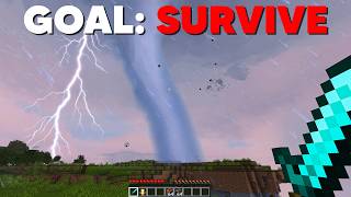 Surviving Minecraft's Realistic Weather Mod