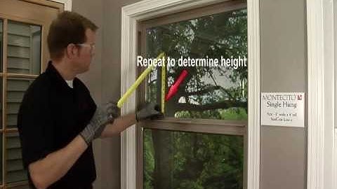 How To: Measure Daylight Opening (Window Glass Area)
