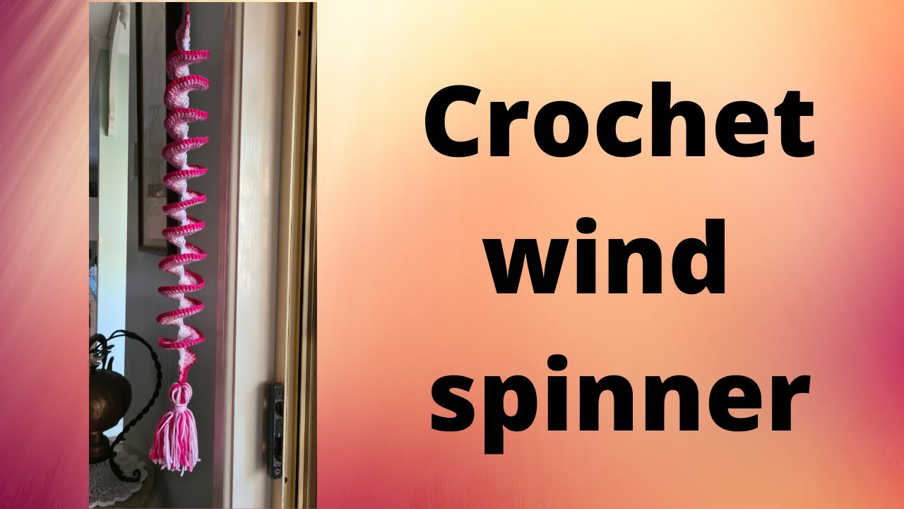 How to crochet a CHRISTMAS wind spinner