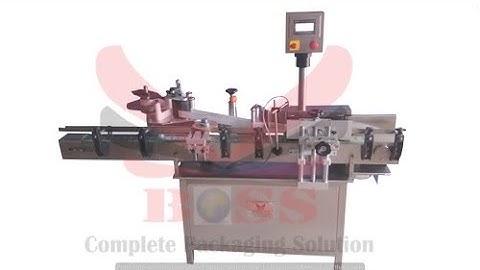 Single Side Vertical Labeling Machine For Pharma Bottles
