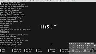 How to use nano as a beginner Linux (reupload)