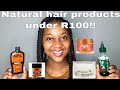 HAIR PRODUCTS YOU CAN BUY IF YOU'RE ON A BUDGET! | SOUTH AFRICAN YOUTUBER