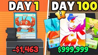 I Played 100 Days of TCG Card Shop Simulator! It's Addicting...