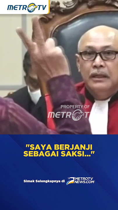 Momen Luhut Binsar Ucapkan Sumpah di Persidangan #shorts